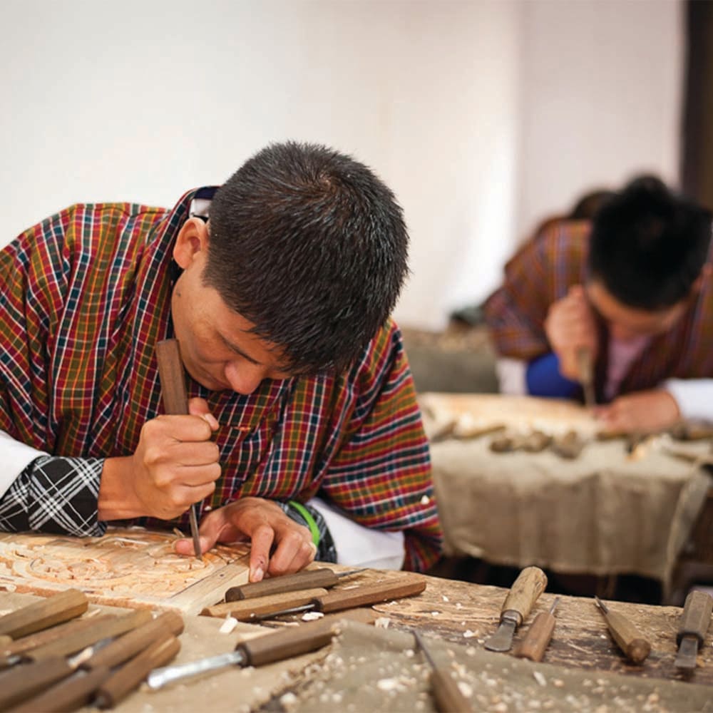 Bhutan craft workshop